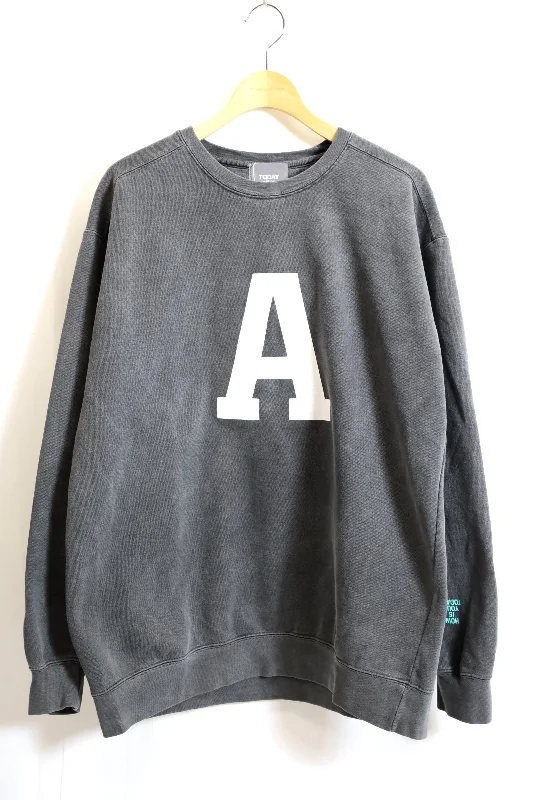 TODAY edition / A,B Reversible Sweat - Black