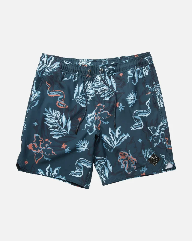 Lowtide Elastic Boardshort - Dark Slate