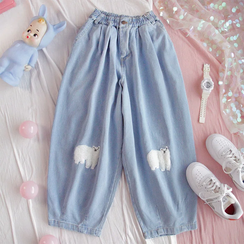 Cute sheep jeans PL50282