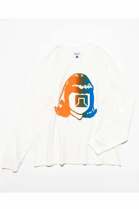 TACOMA FUJI RECORDS / TACOMA FUJI BIG LOGO LS - WHITE 