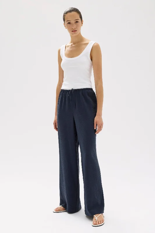 Heather Silk Blend Pant