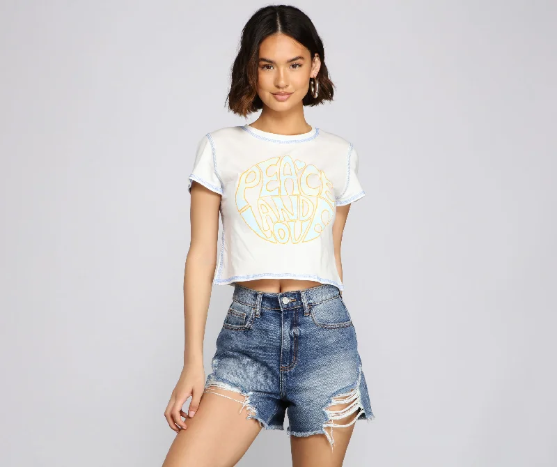 Peace And Love Graphic Tee