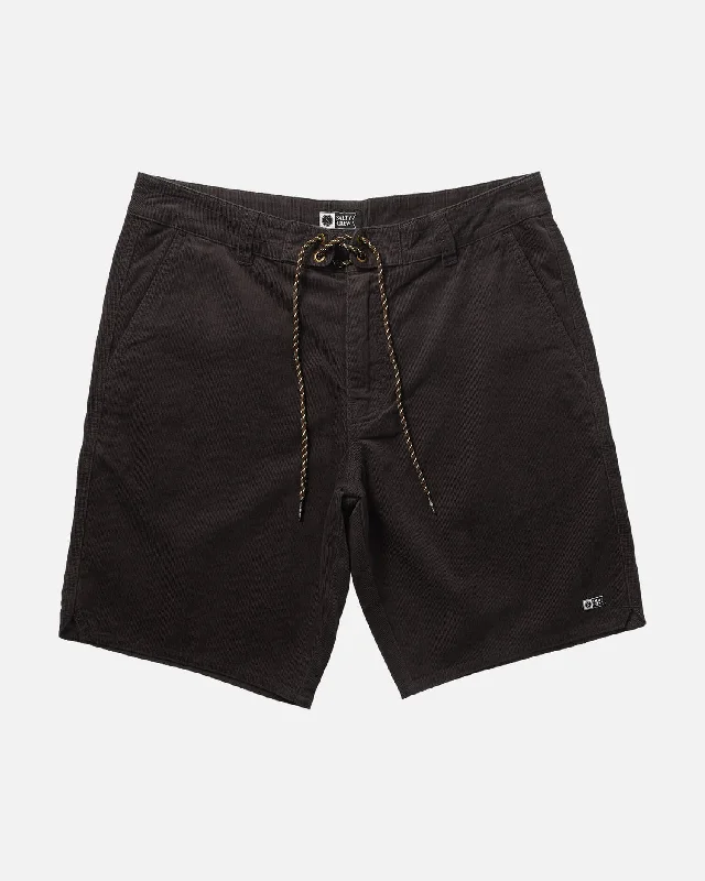 Boneyard Corduroy Shorts - Charcoal