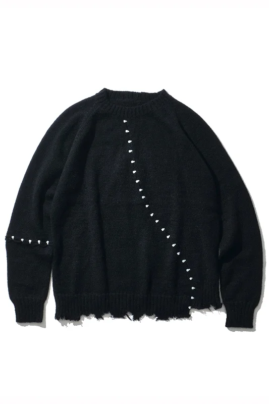 Riding Equipment Research/ Frankenstein Sweater- BLK