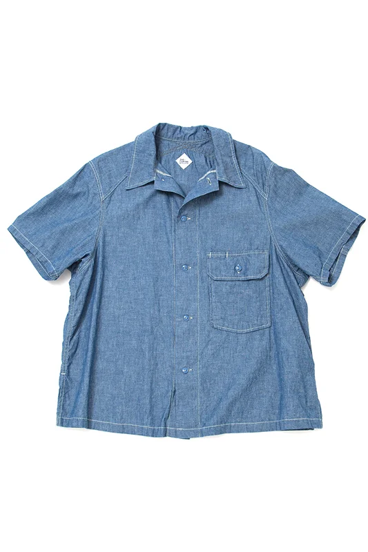 CORONA /UTILITY FIELD SHIRT - Blue Chambray 