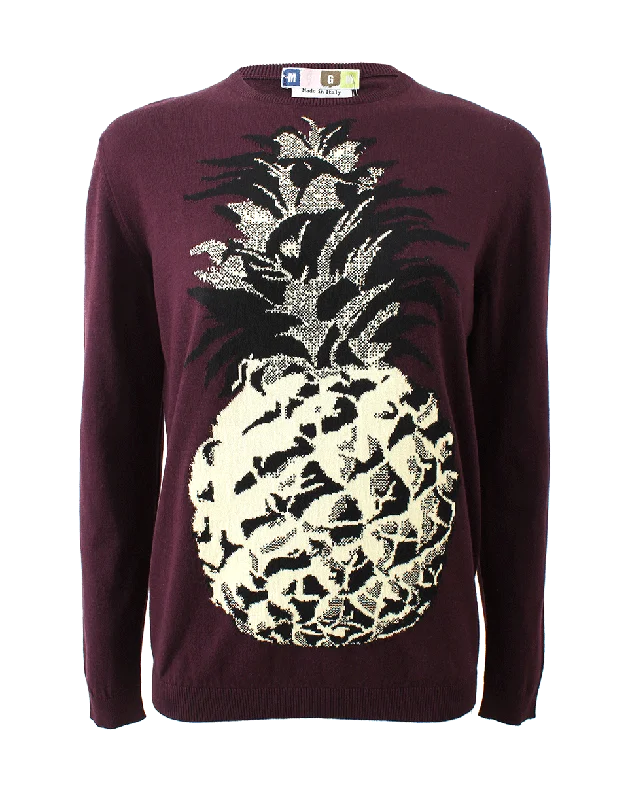 Intarsia Pineapple Knit