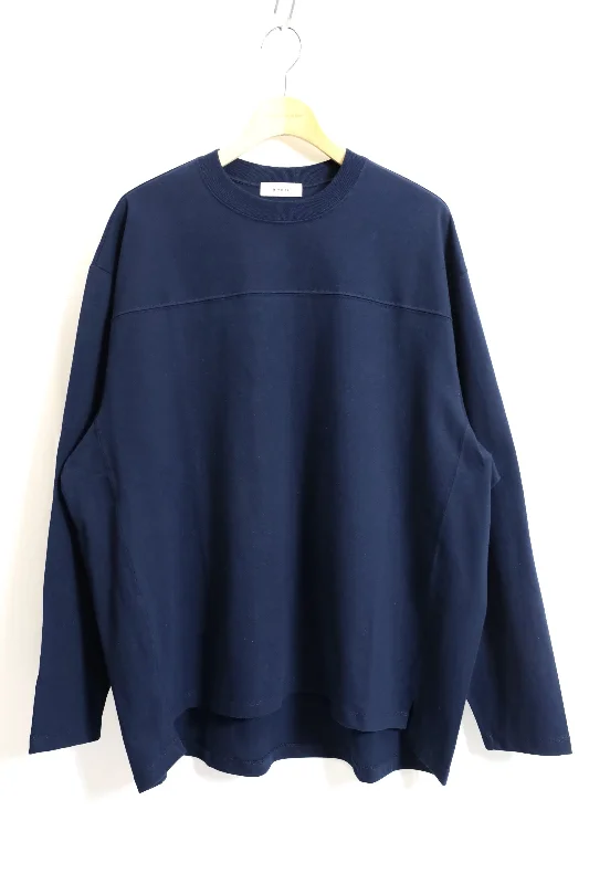 alvana / Sorabo FOOTBALL L/S TEE SHIRTS - NAVY 