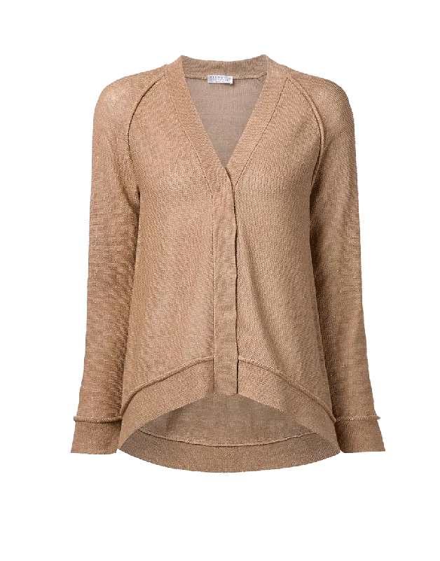 Cotton Lurex Cardigan