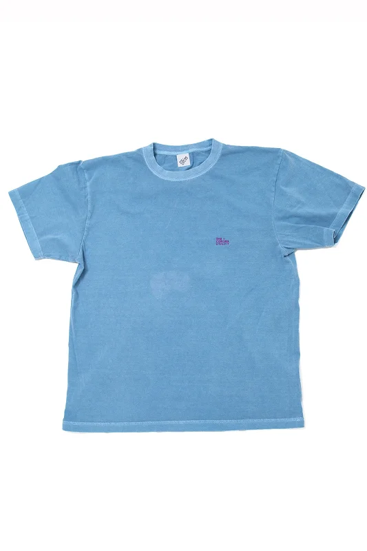 CORONA /“THE CORONA UTILITY” LOGO EMBROIDERY TEE - LIGHT DENIM 