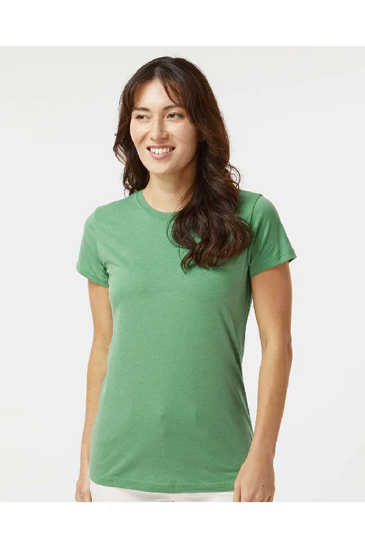 Kastlfel Womens Recycled Soft Short Sleeve Crewneck T-Shirt - Green