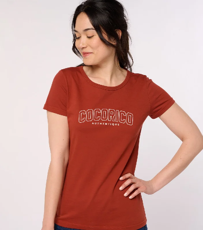 T-shirt Femme Terracotta - L'Authentique