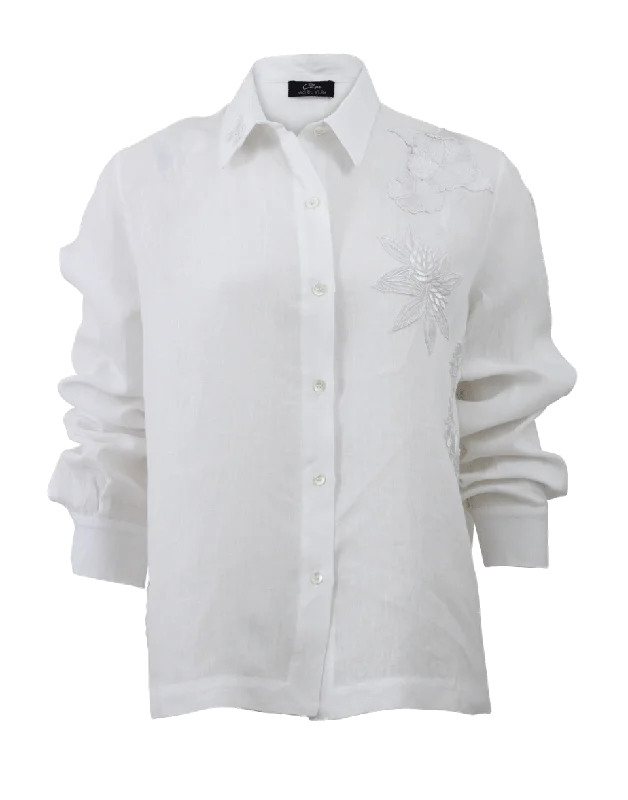 Embroidered Button Down