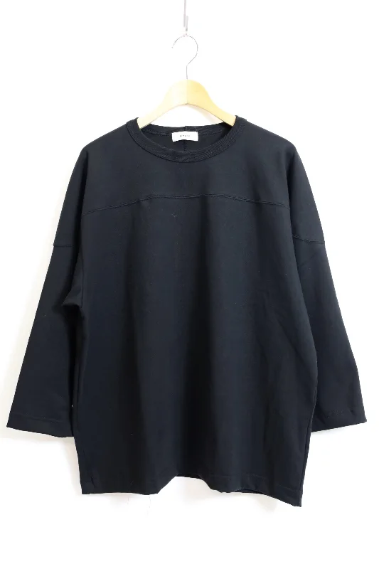 alvana / FADE FOOTBALL L/S TEE SHIRTS - BLACK