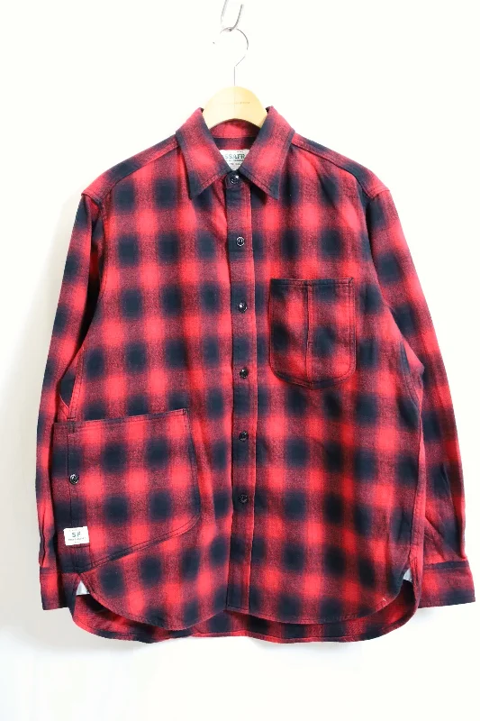 SASSAFRAS / Diggin Shirt-Red/Black