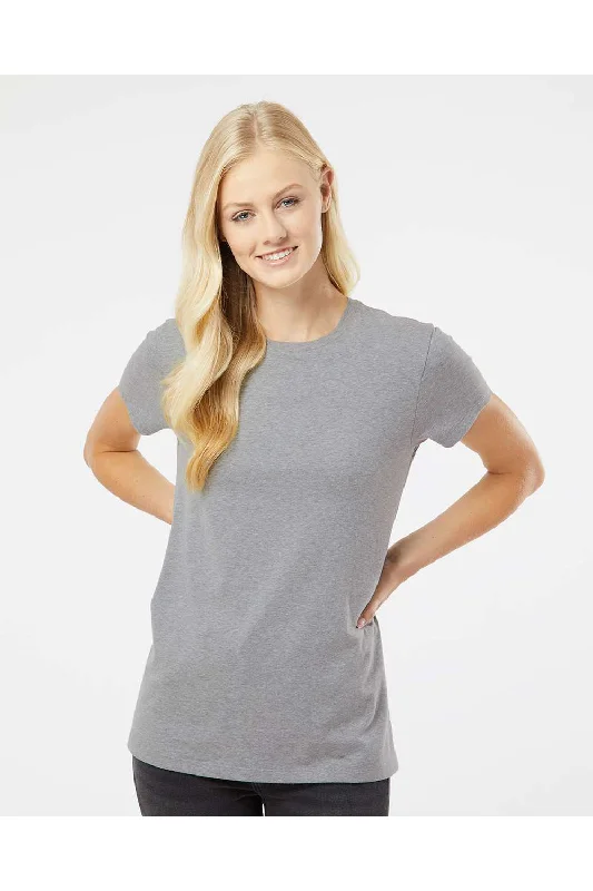 Kastlfel Womens Recycled Soft Short Sleeve Crewneck T-Shirt - Steel Grey