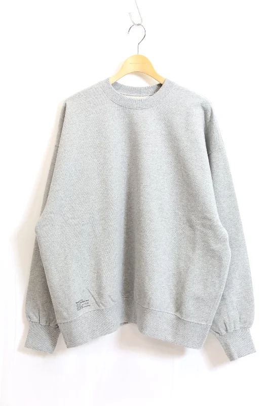 Fresh Service / LIGHT OZ CREW NECK SWEAT - H.Gray