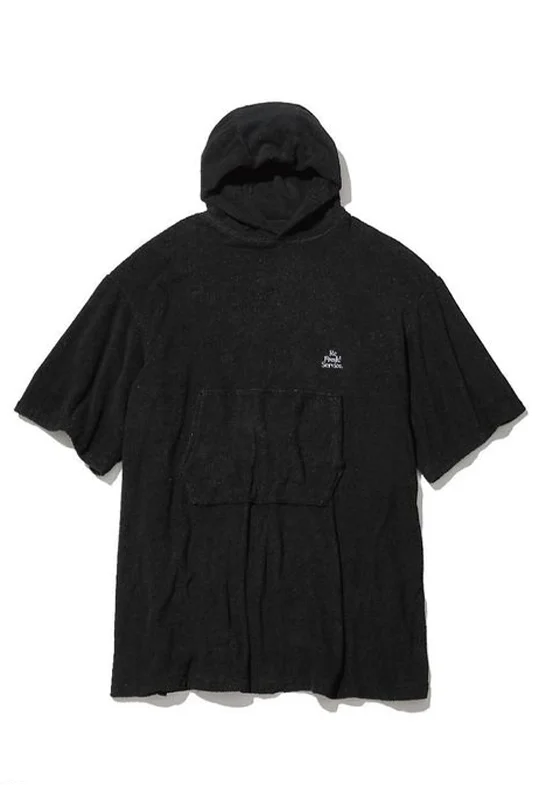 ReFresh!Service. / SAUNA PONCHO - Black