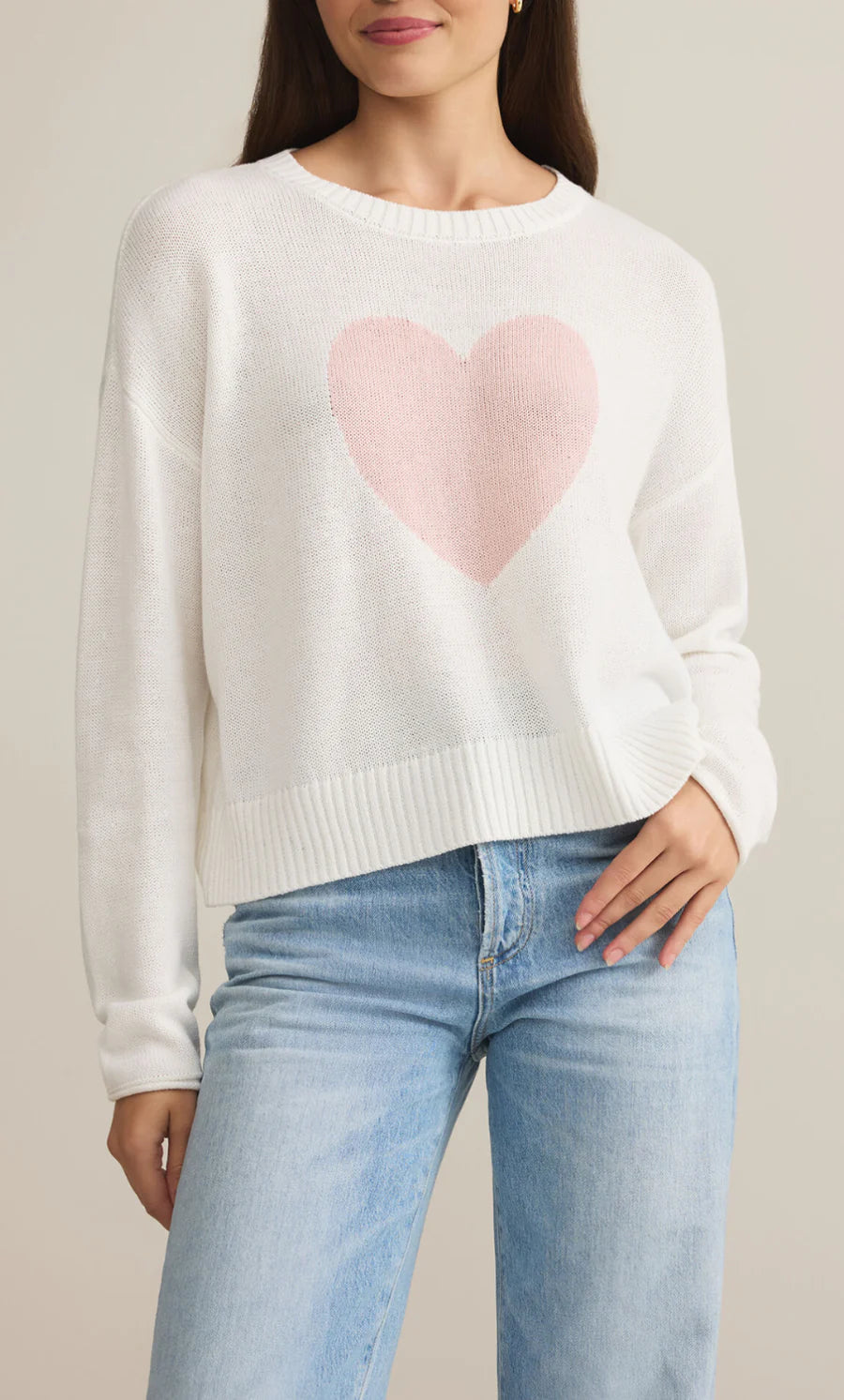 Z Supply Sienna Heart Sweater