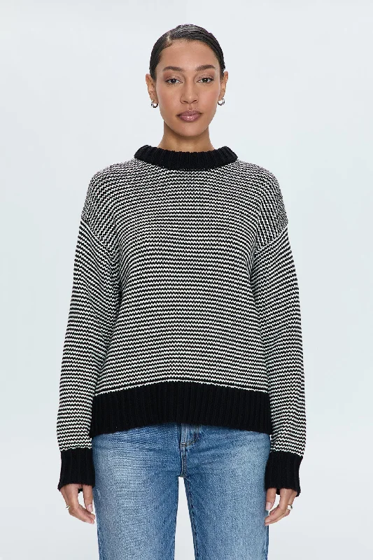 Jadine Sweater - Midnight Stripe