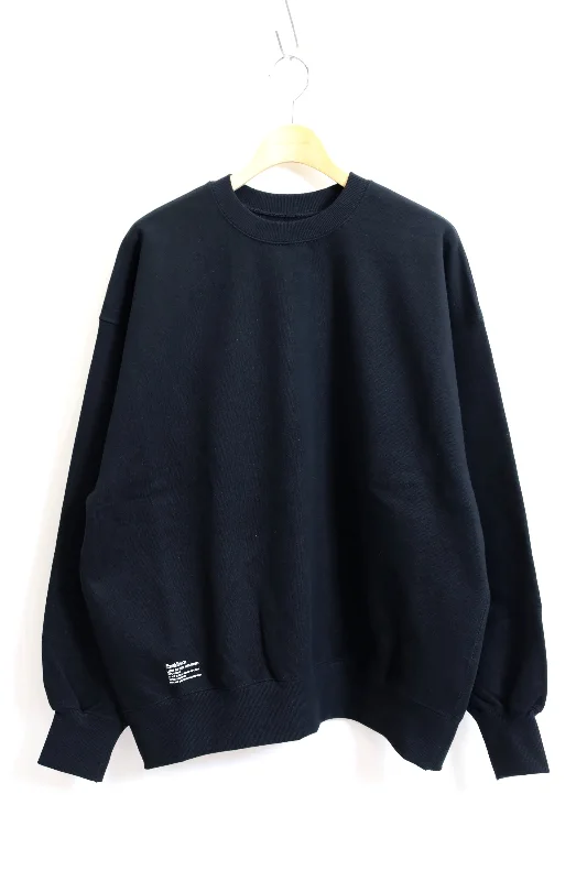 Fresh Service / LIGHT OZ CREW NECK SWEAT - Black