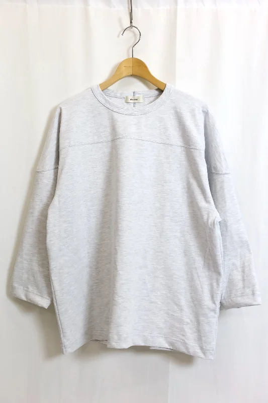 alvana / FADE FOOTBALL L/S TEE SHIRTS - TOP W GRAY