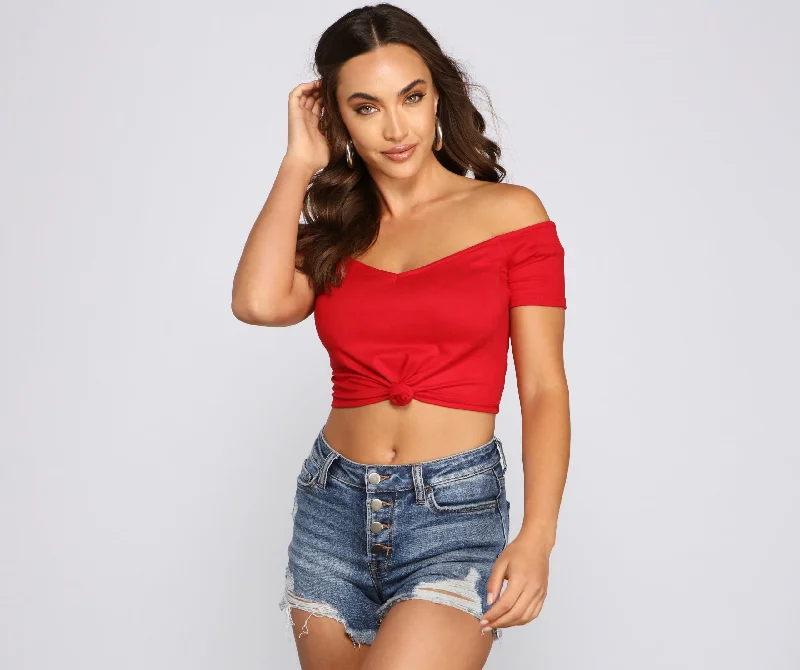 Sweet And Simple Crop Top