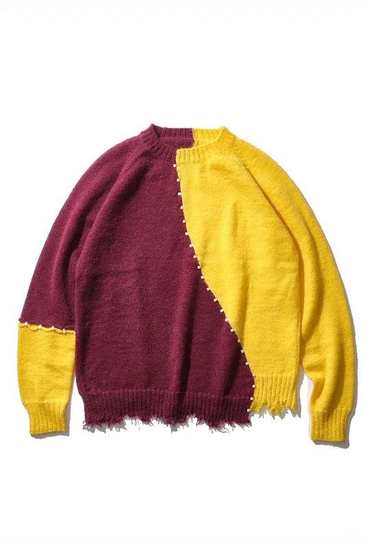 Riding Equipment Research/ Frankenstein Sweater- BUR*YEL