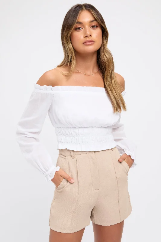 Georgette Off Shoulder Top