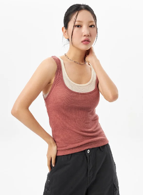 Layered Tank Top CU315