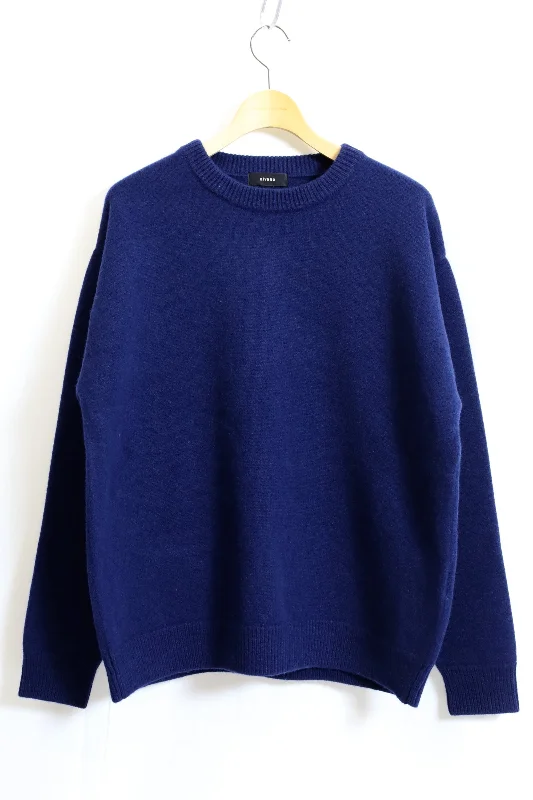 alvana / 5G WOOL KNIT - NAVY 