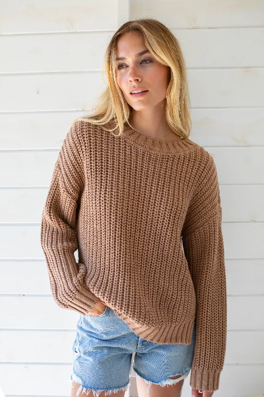 Beach Sweater - Camel