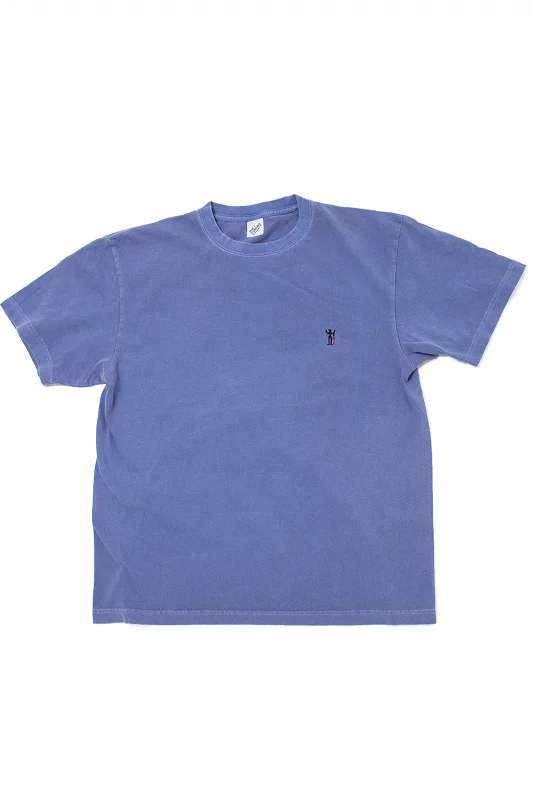 CORONA / "Little Satan" EMBROIDERY TEE - LIGHT PURPLE 