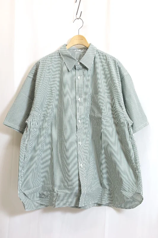 Fresh Service / CORPORATE UNIFORM S/S SHIRT - Green Stripe