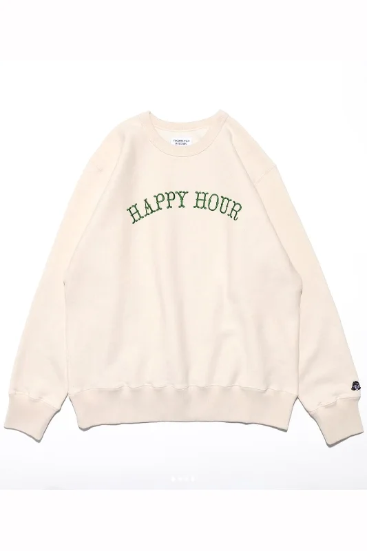 TACOMA FUJI RECORDS / HAPPYHOUR CREWNECK - Natural