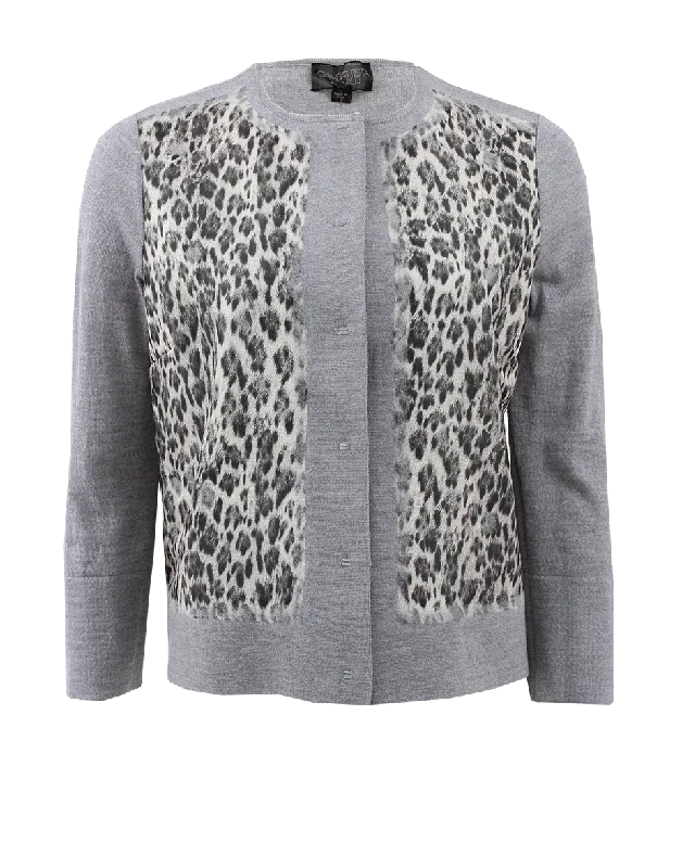 Leopard Print Cardigan